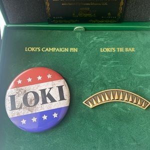 Marvel Studios authentic Loki jewelry cosplay collectible.